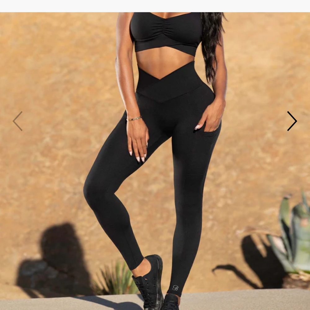 Bombshell Sportswear Black High-Waisted Leggings